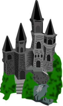 Gothic Castle Illustration