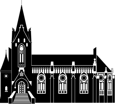 Gothic Church Silhouette