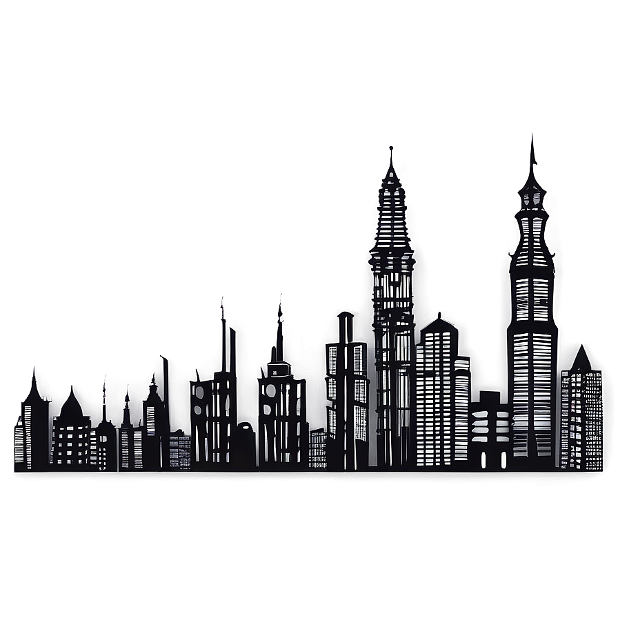 Gothic City Skyline Png Jyi19