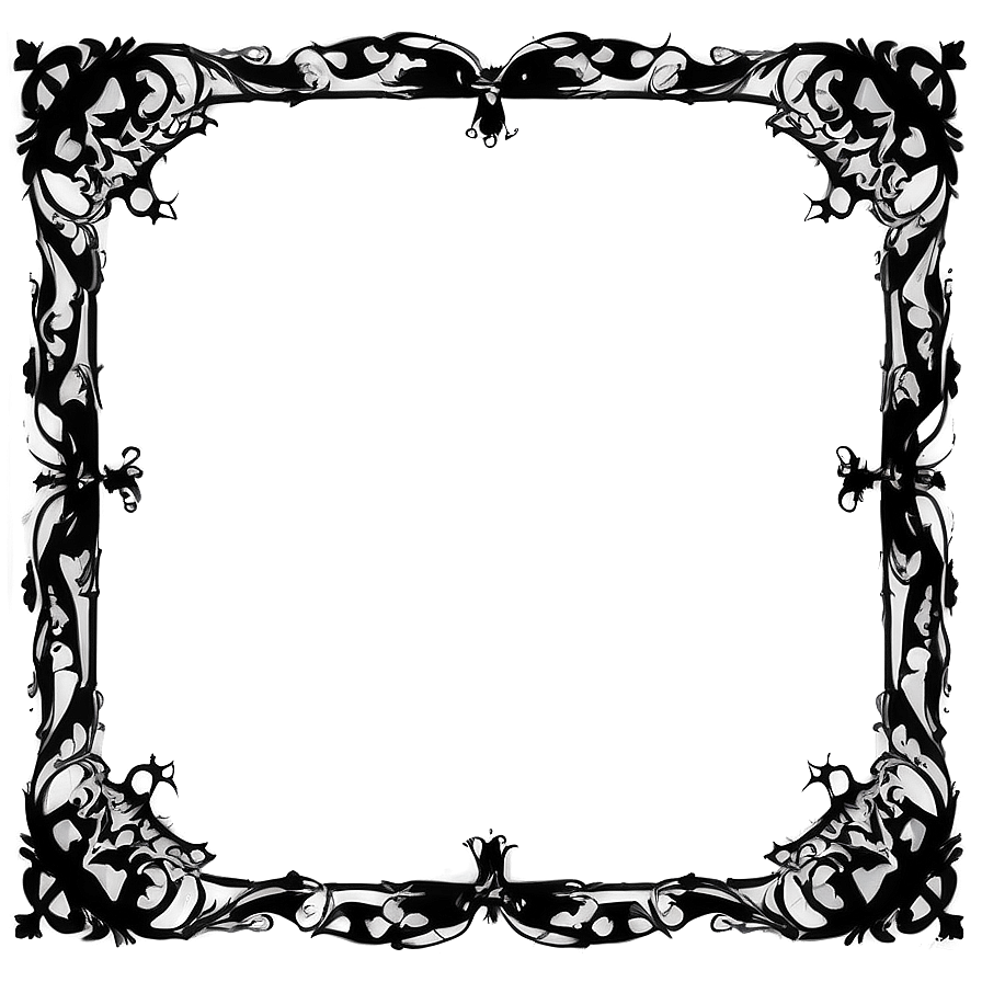 Gothic Decorative Frame Png Hyh