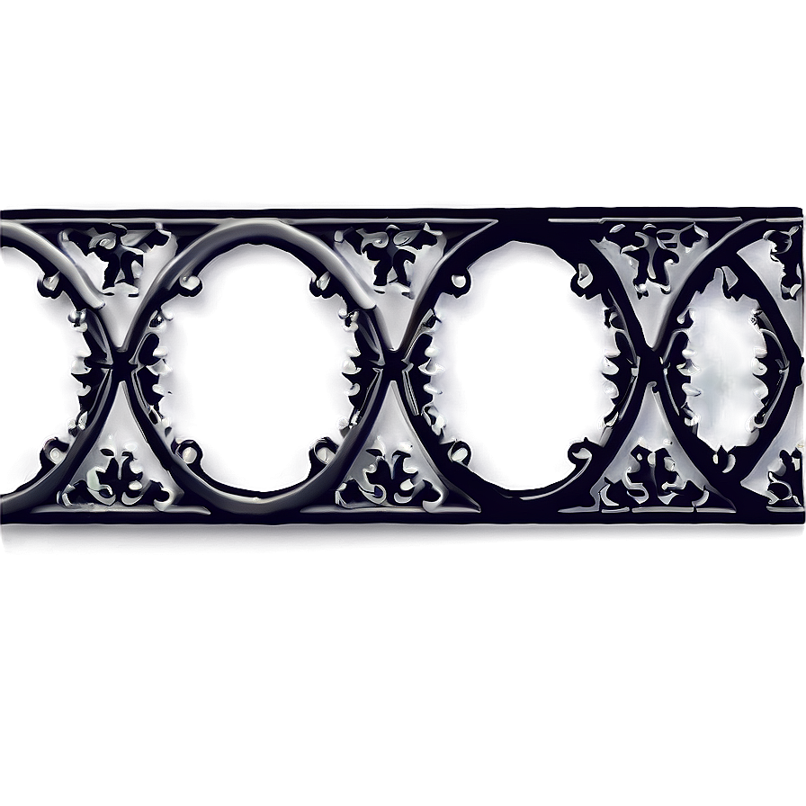 Gothic Decorative Line Png 21