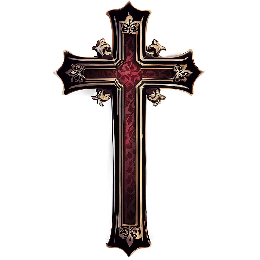 Gothic Fancy Cross Png Bty90