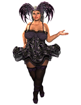 Gothic Fantasy Figure Costume