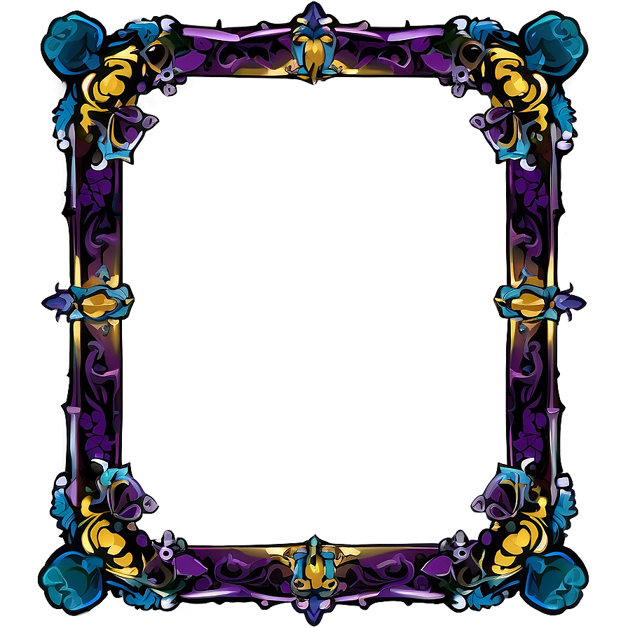 Gothic Frame Border Png Tmr44