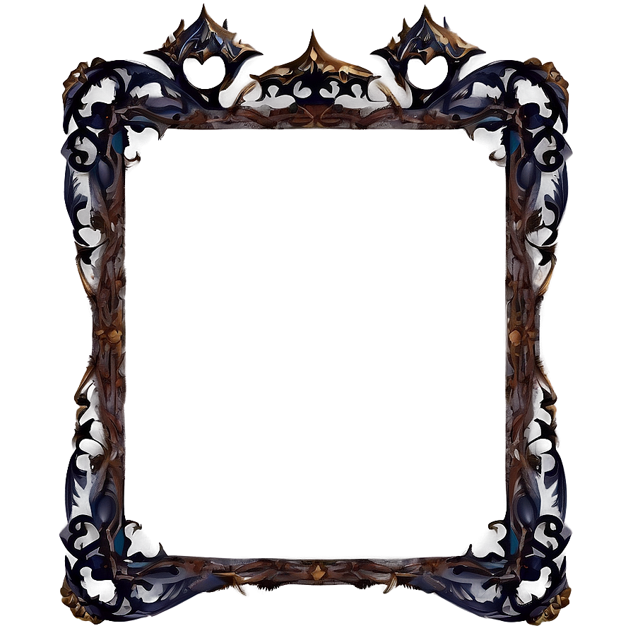 Gothic Frame Design Png 06262024