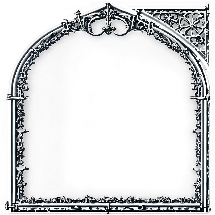 Gothic Frame Design Png Cmj