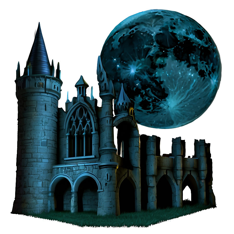 Gothic Horror Castle Png Vse