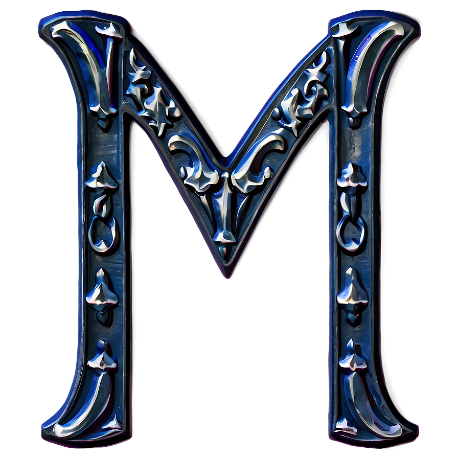 Gothic Letter M Png Olk24