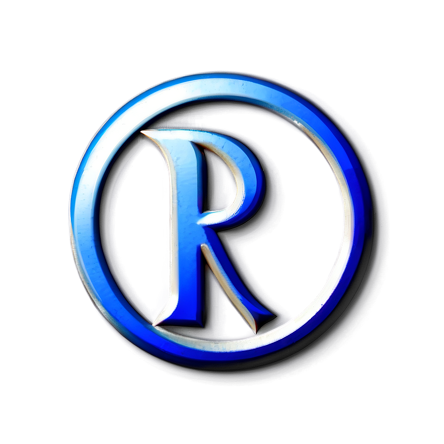 Gothic Letter R Emblem Png 06202024