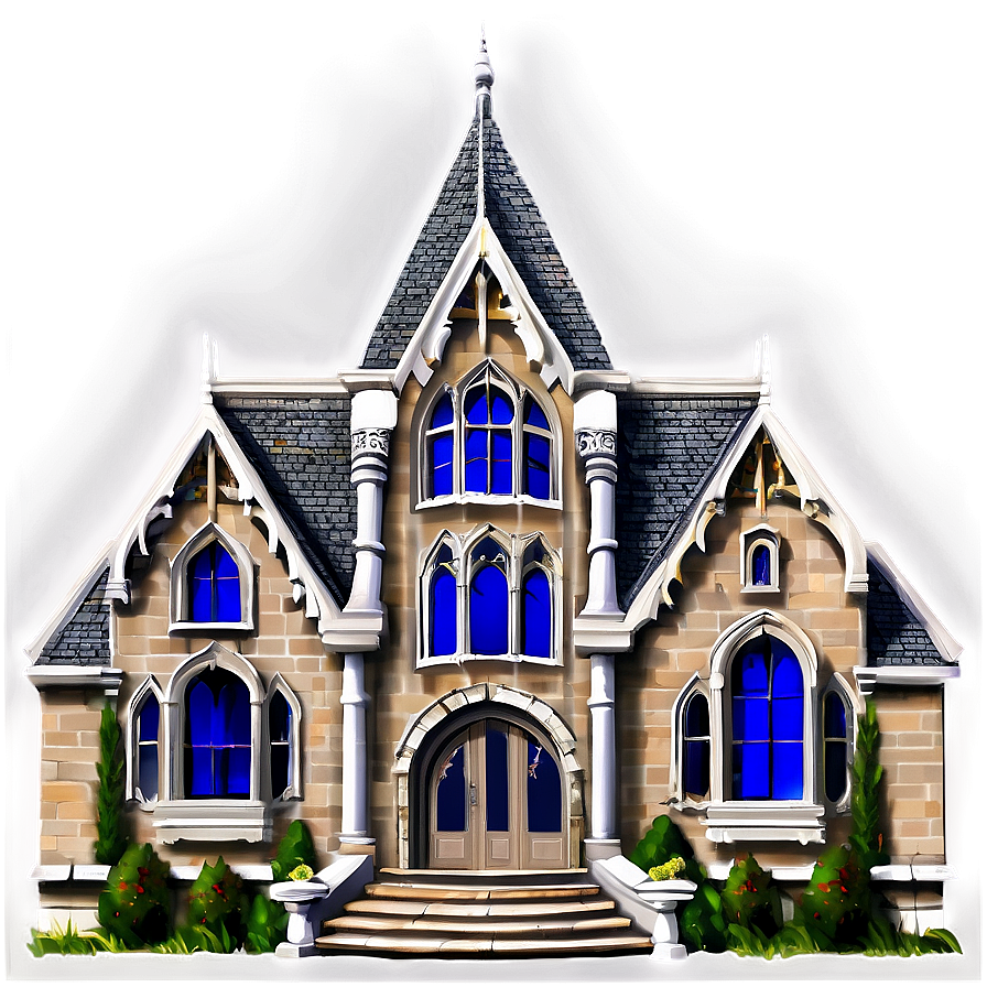 Gothic Mansion Detail Png Vdn98