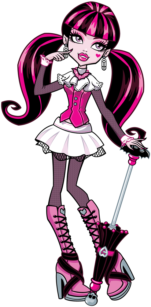 Gothic Monster Girl Cartoon