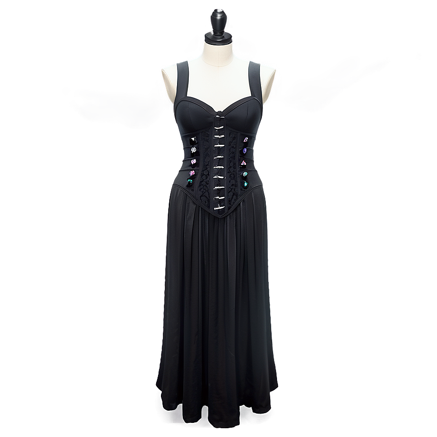 Gothic Style Dress Png 05232024