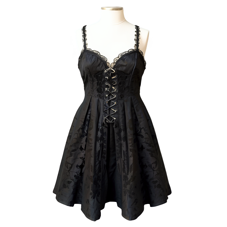 Gothic Style Dress Png 34