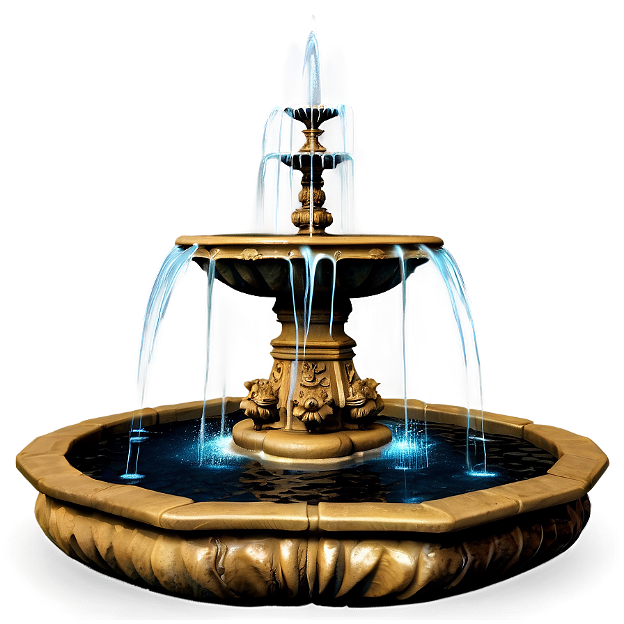 Gothic Style Fountain Png Vaq16