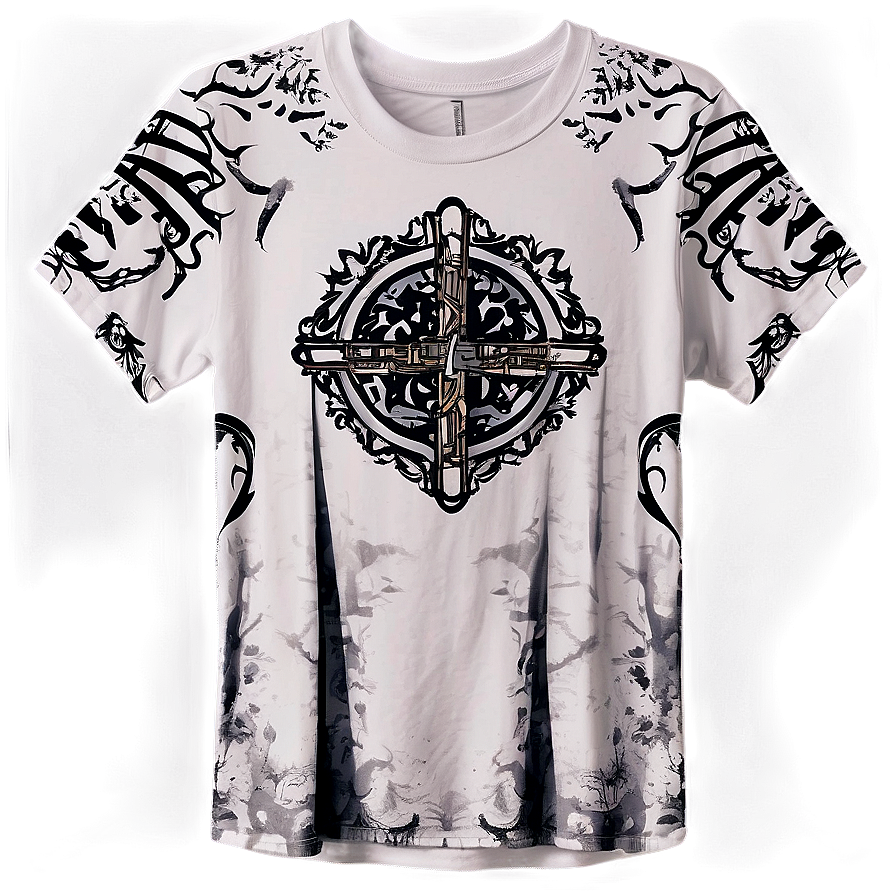 Gothic Style Graphic Tee Png 06272024