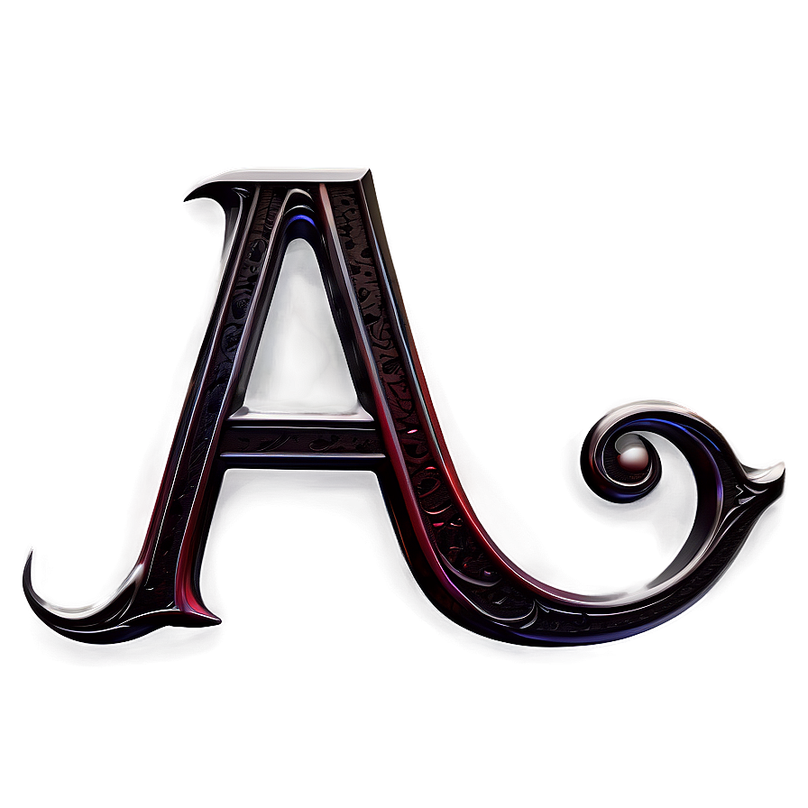 Gothic Style Letter A Png Bgx67