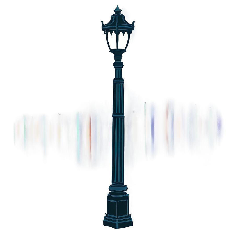 Gothic Style Light Post Png 06282024