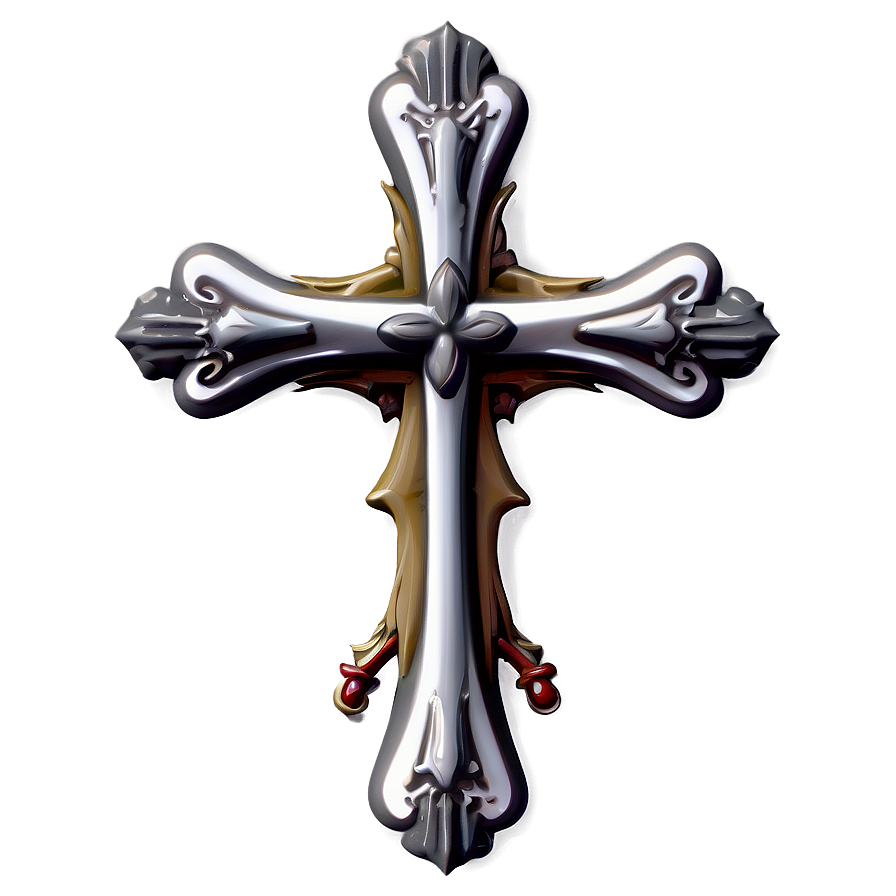 Gothic Thin Cross Png Jlm80