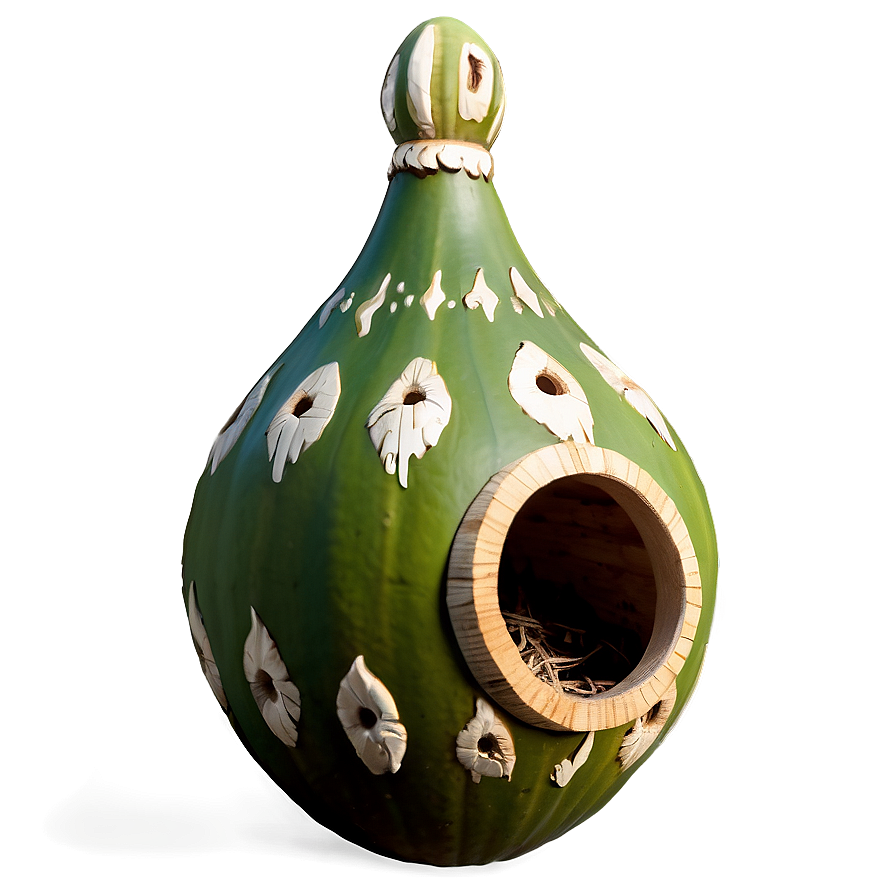 Gourd Birdhouse Png 06292024