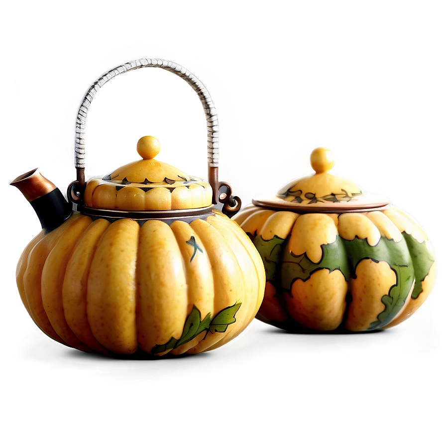 Gourd Tea Set Png 33