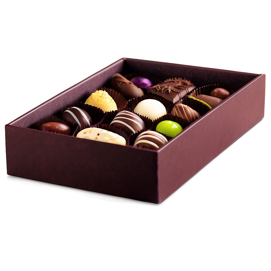 Gourmet Chocolate Box Png 2