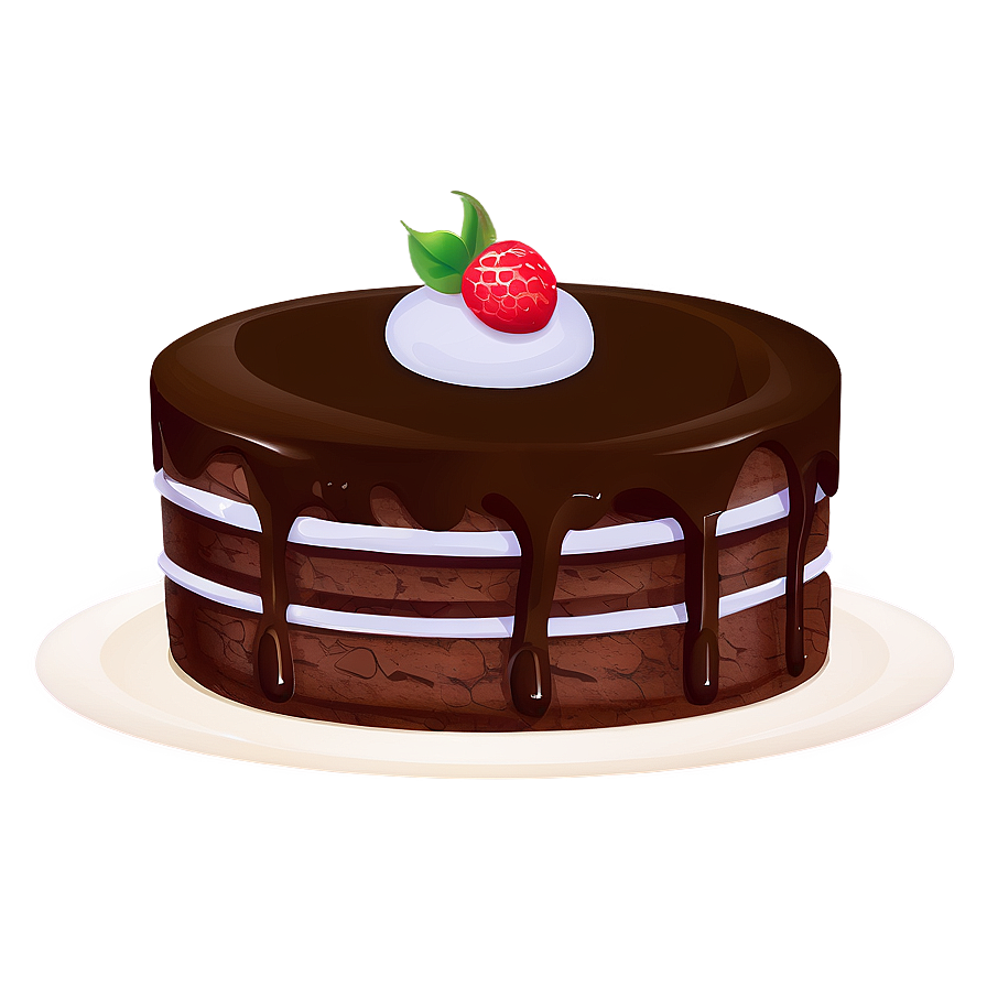 Gourmet Chocolate Cake Png 20