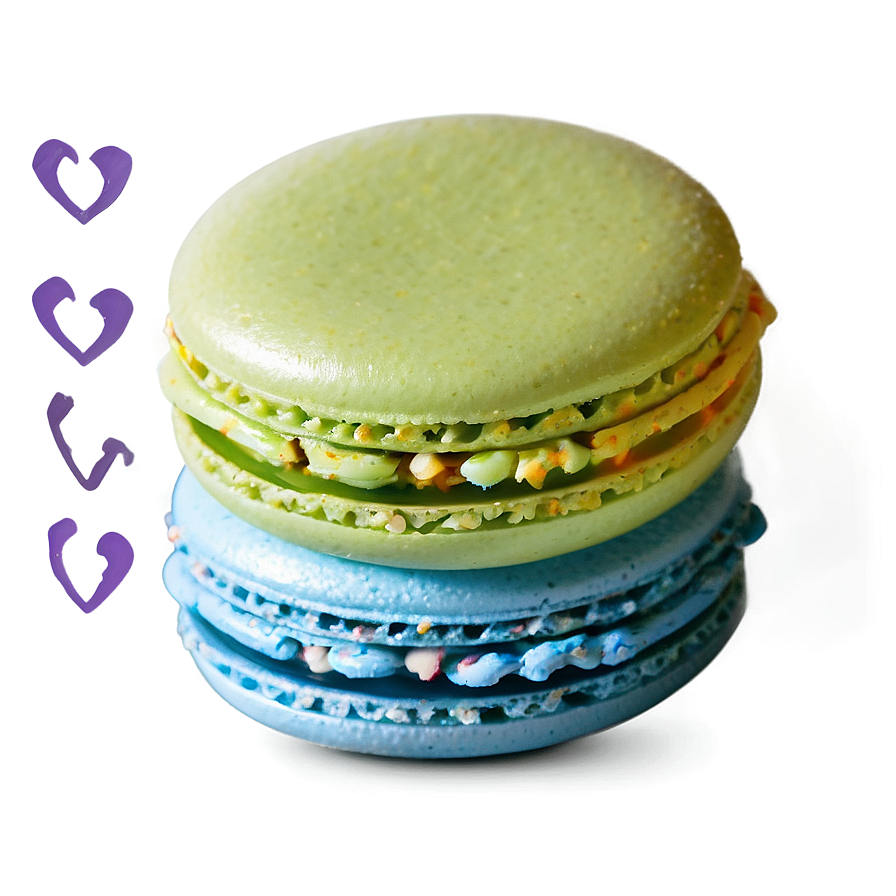 Gourmet Macaron Flavors Png Uad95