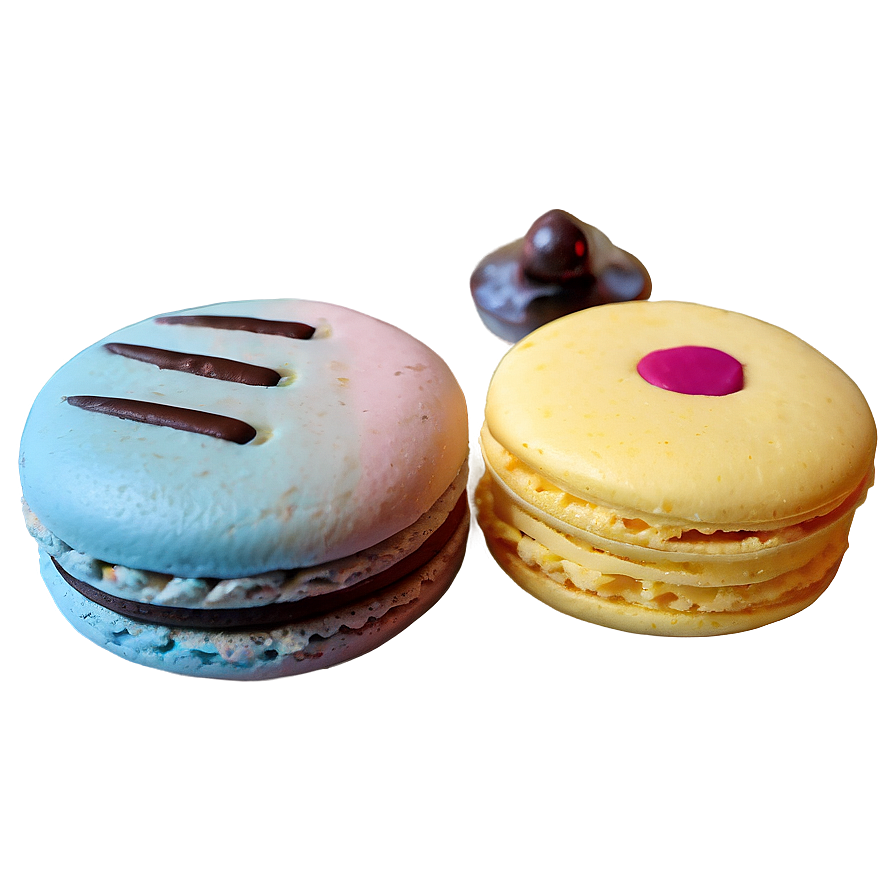 Gourmet Macaron Flavors Png Uin12