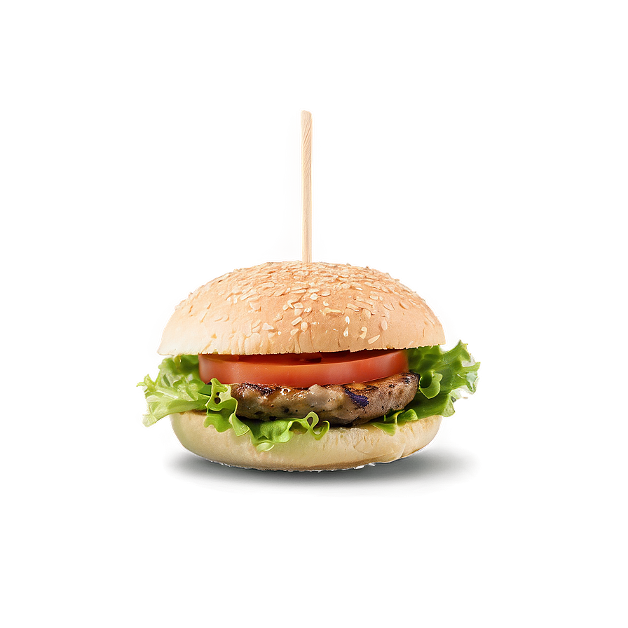 Gourmet Mushroom Burger Png 57