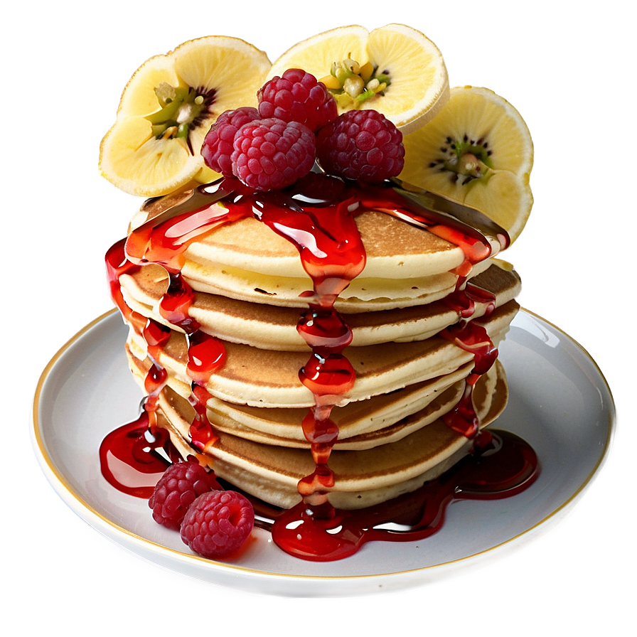 Gourmet Pancake Plating Png Kjf18