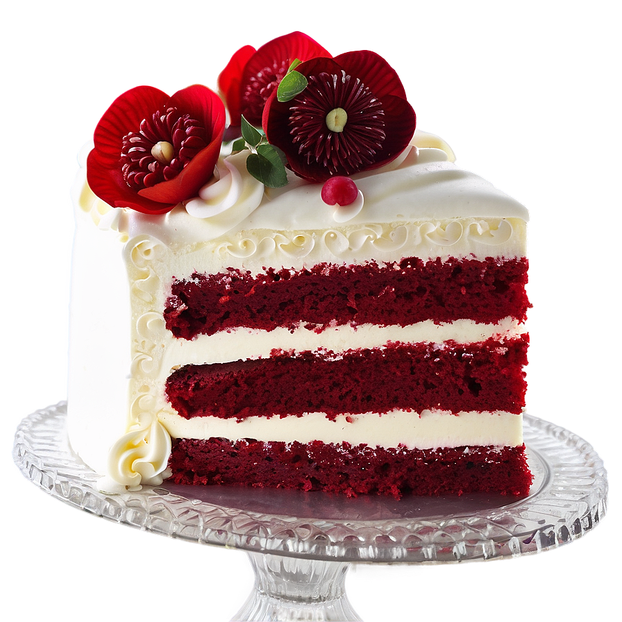 Gourmet Red Velvet Cake Png 17