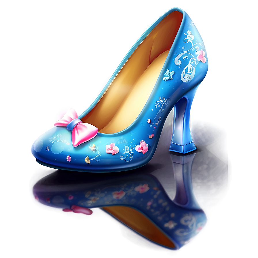 Graceful Cinderella Shoe Illustration Png Gsr