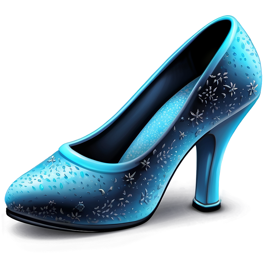 Graceful Cinderella Shoe Illustration Png Xcm