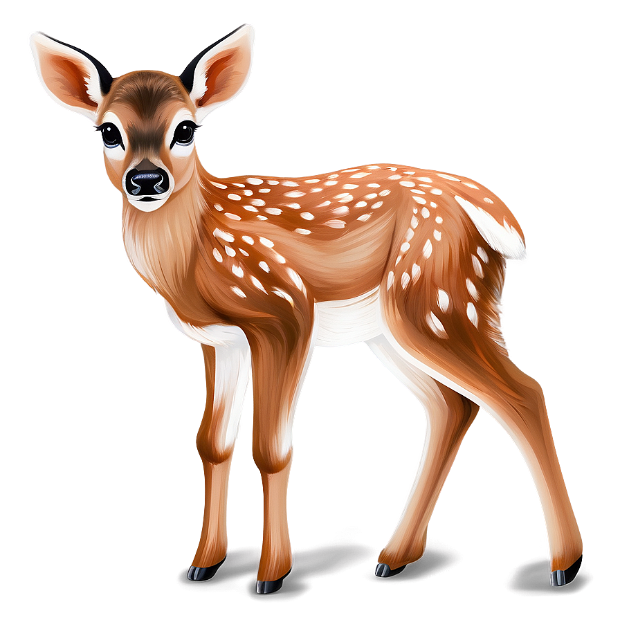 Graceful Fawn Print Png Yho