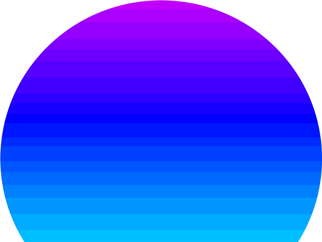 Gradient Blue Circle Abstract