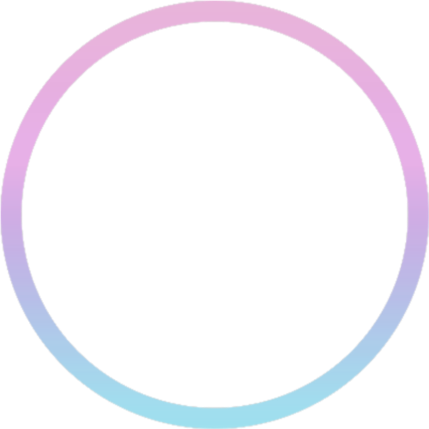 Gradient Circle Outline Graphic