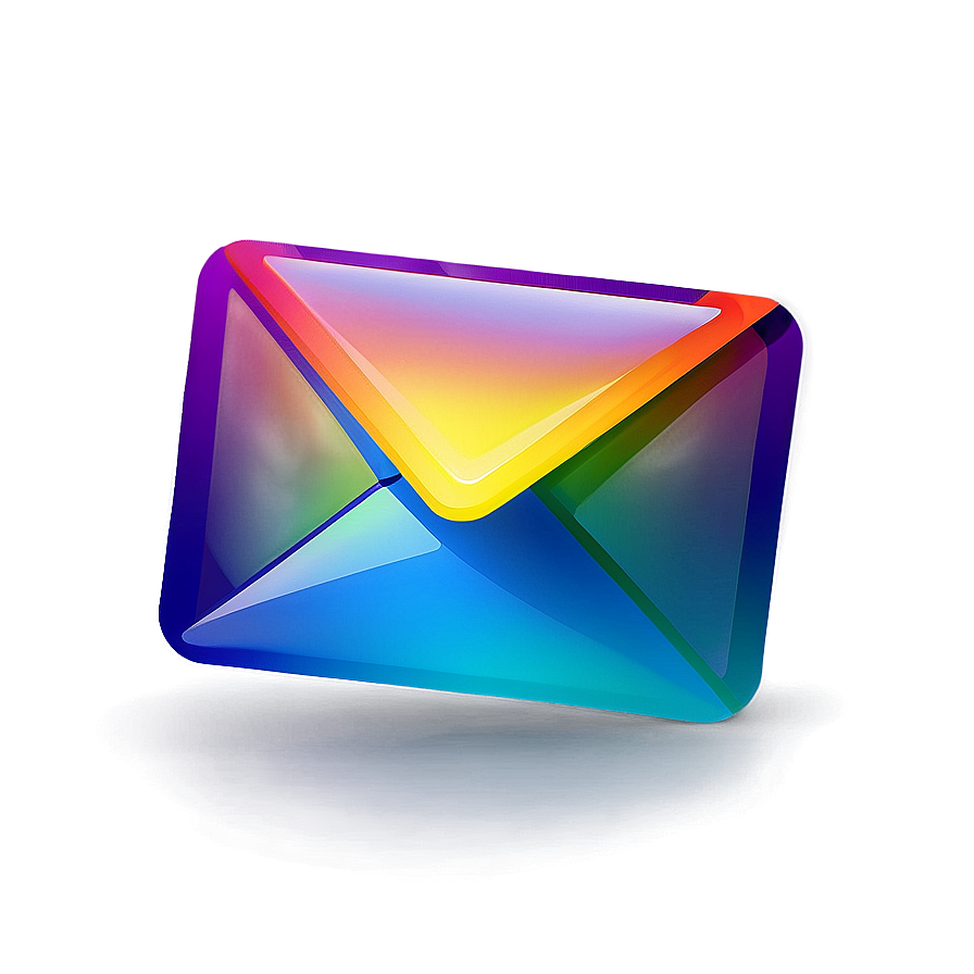 Gradient Email Icon Png 96