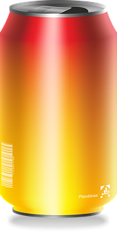 Gradient Soda Can Design