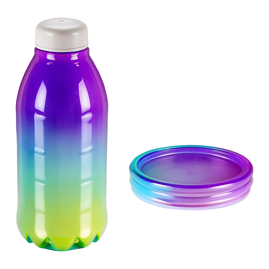 Gradient Water Bottle Png 32