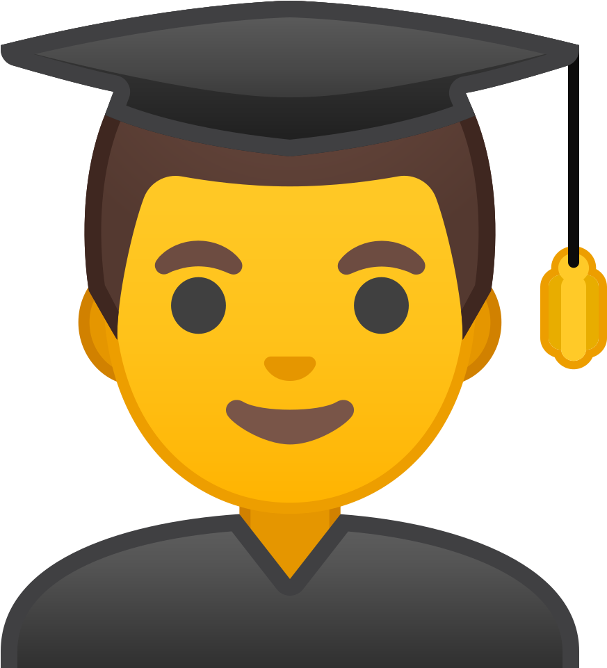 Graduate Emoji Smiling