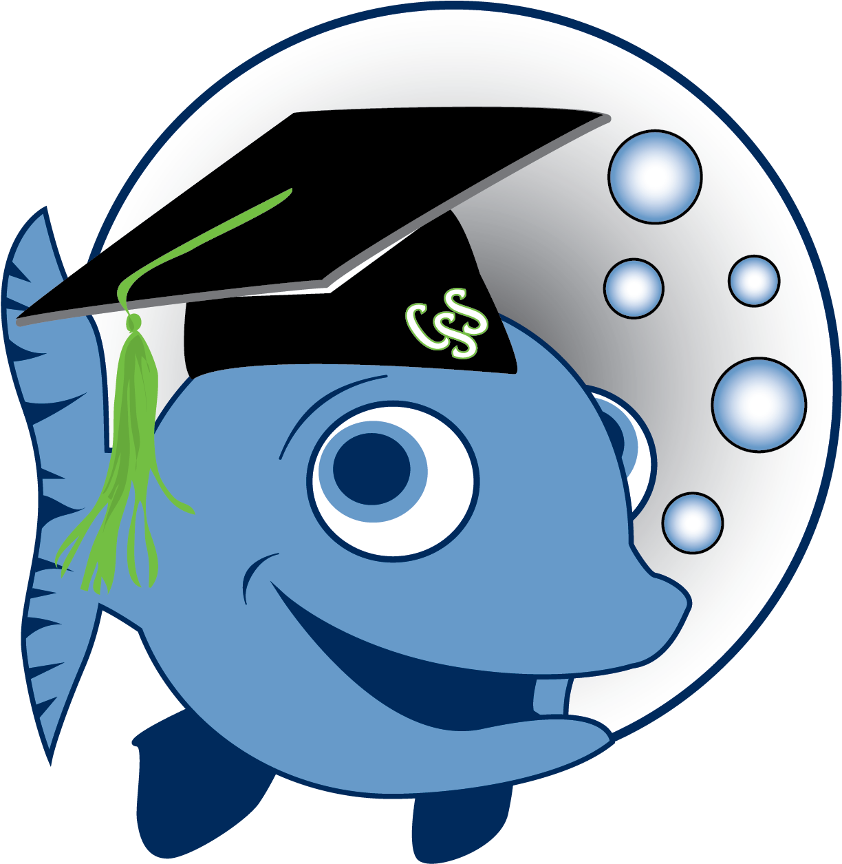 Graduated Fish Cartoon