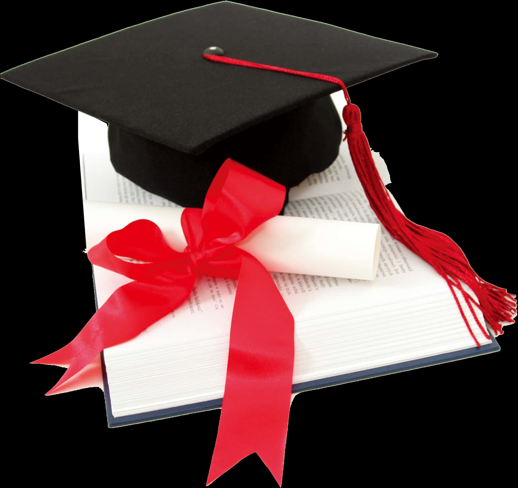 Graduation Cap Diploma Book