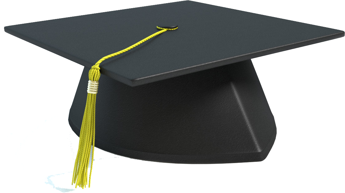 Graduation Cap Yellow Tassel.png