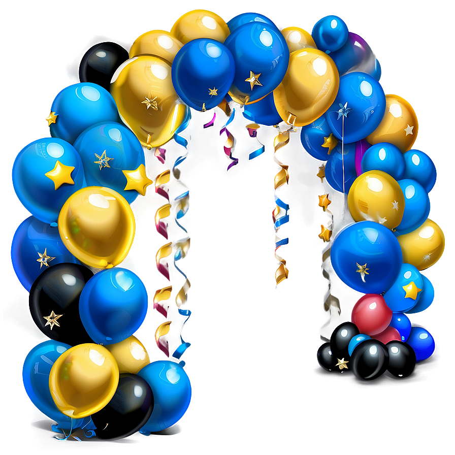 Graduation Party Balloon Arch Png Iwb