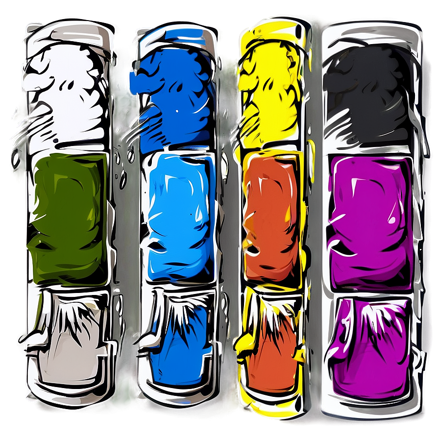 Graffiti Art Palette Png Kbc15