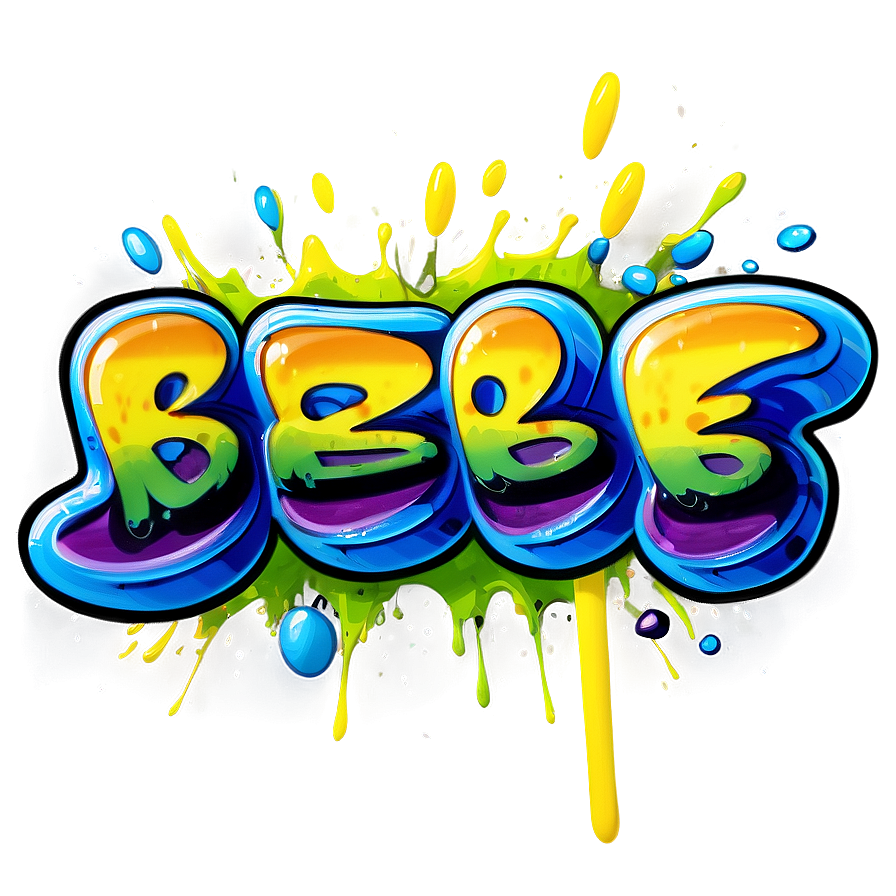 Graffiti Bubble Letters Png 05032024