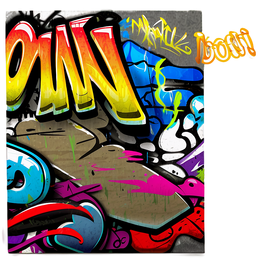 Graffiti Text Png 05032024