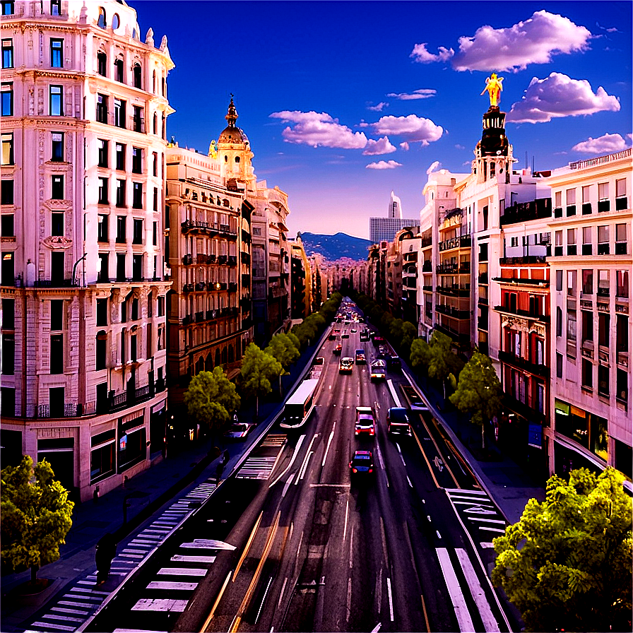 Gran Via Madrid Png Rhm37