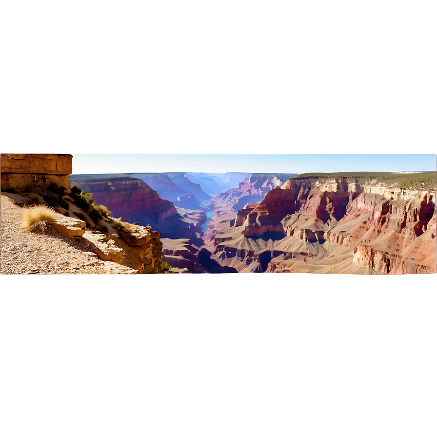 Grand Canyon Deep Gorge View Png 4