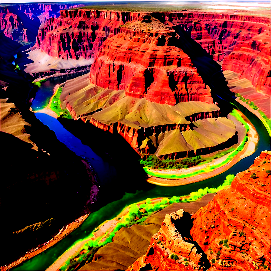 Grand Canyon Deep Gorge View Png 84